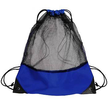 Рюкзак мешок с укреплёнными уголками Mesh, синий, 35*41 см, полиэстер 210D Рюкзак мешок с укреплёнными уголками Mesh, синий, 35*41 см, полиэстер 210D