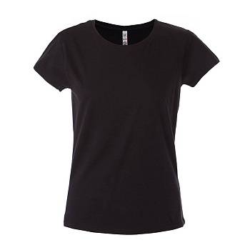 Футболка женская "ARGENTINA LADY", черный, S, 100% хлопок, 150 г/м2 Футболка женская "ARGENTINA LADY", черный, S, 100% хлопок, 150 г/м2