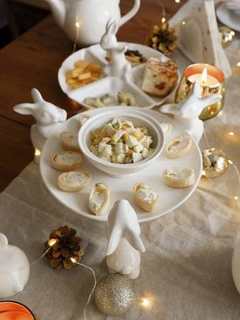 Тарелочка для сладостей "Воришки" (NEW), 23.5 см, Белый Тарелочка для сладостей "Воришки" (NEW), 23.5 см, Белый