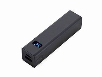 Внешний аккумулятор «Rail», 5000 mAh, черный