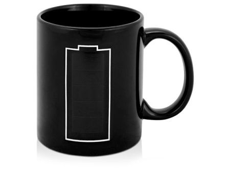 Кружка "Зарядка", черный (Р) Кружка "Зарядка", черный (Р)