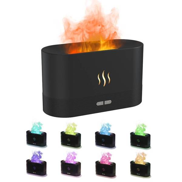 Светодиодный USB увлажнитель-ароматизатор Flame RGB Светодиодный USB увлажнитель-ароматизатор Flame RGB