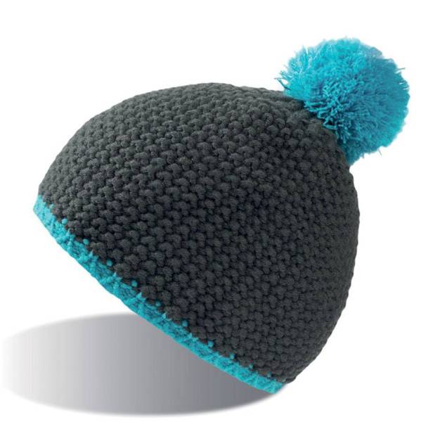 Шапка "PEAK",  зеленый неон/черный, верх: 100% акрил