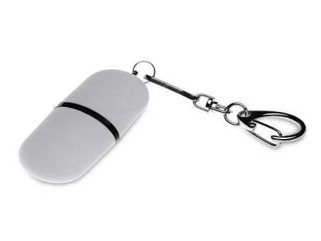 USB 2.0- флешка «Goutte Soft-touch» на 512 Мбайт каплевидной формы