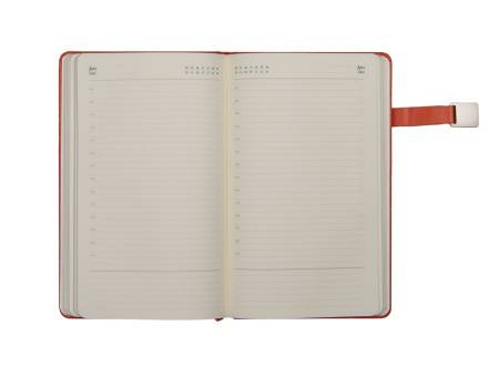 Ежедневник недатированный Spirit , А5, красный, кремовый блок