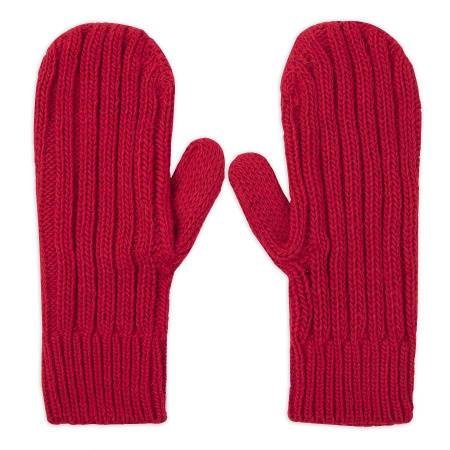 Варежки вязаные НАСВЯЗИ©, бежевый меланж, 30% шерсть