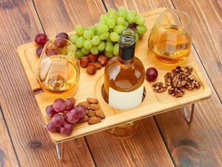 Столик бамбуковый на складных ножках "Barolo"