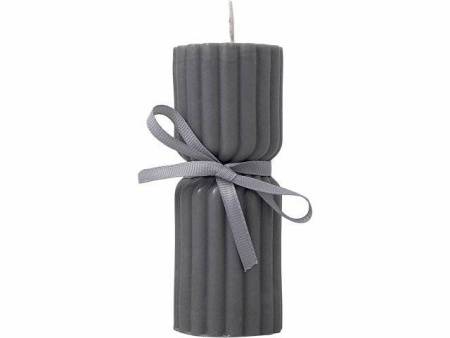 Набор свечей с гранями "Vela", темно-серый, белый