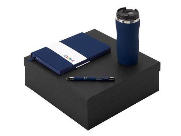 Подарочный набор "Color it" с блокнотом, металлической ручкой и термокружкой