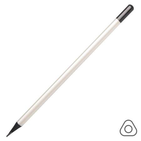 Карандаш чернографитный трехгранный IMAGE, HB, белый/черный