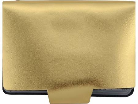 Набор «Чувства»: шариковая ручка, зеркало, визитница, золотистый (Р)