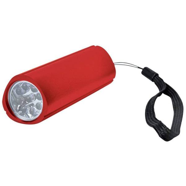 Фонарь треугольный (9 LED), зеленый, 9,7х3 см, металл