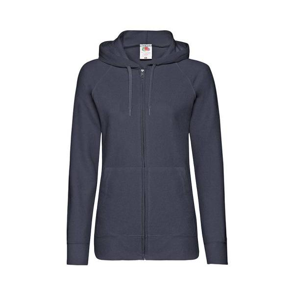 Толстовка без начеса "Ladies Lightweight Hooded Sweat", белый, XS, 80% х/б 20% полиэстер