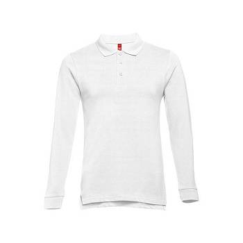 Рубашка-поло мужская BERN, д/р, белый, 3XL, 100% хлопок, плотность 210 г/м2 Рубашка-поло мужская BERN, д/р, белый, 3XL, 100% хлопок, плотность 210 г/м2