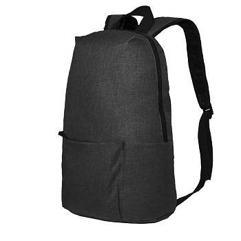 Рюкзак BASIC, темно серый меланж, 27x40x14 см, oxford 300D Рюкзак BASIC, темно серый меланж, 27x40x14 см, oxford 300D