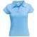 Поло "Lady-Fit Rib Polo", небесно-голубой_XS, 100% х/б, 220 г/м2