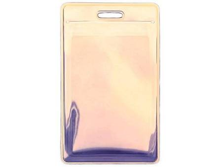 Чехол для пропуска переливающийся "Aurora", мультицвет
