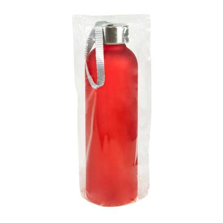 Бутылка пластиковая для воды "Parux",21,2  cm, 580 мл, красный