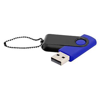 Флешка Designer To Go 2.0 USB 16Gb, синий/черный Флешка Designer To Go 2.0 USB 16Gb, синий/черный