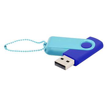 Флешка Designer To Go 2.0 USB 16Gb, синий/бирюзовый Флешка Designer To Go 2.0 USB 16Gb, синий/бирюзовый