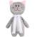 Мягкая игрушка Beastie Toys, котик с белым шарфом