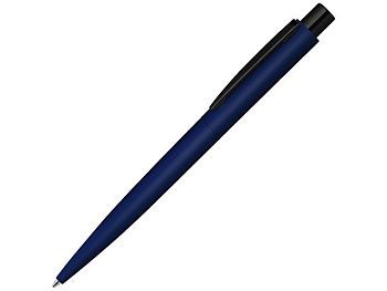 Ручка шариковая металлическая «LUMOS M» soft-touch, темно-синий/черный Ручка шариковая металлическая «LUMOS M» soft-touch, темно-синий/черный