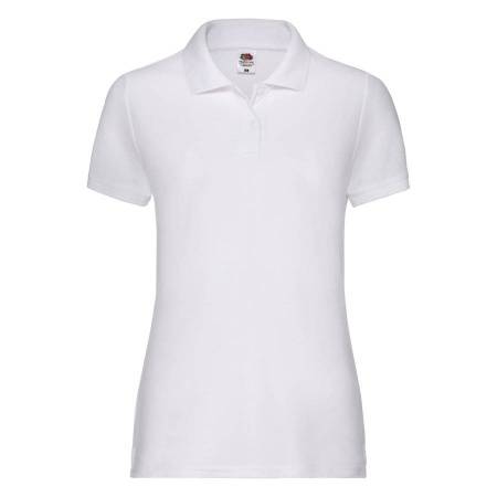 Поло "Lady-Fit 65/35 Polo", белый_XS, 65% п/э, 35% х/б