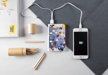 Универсальный аккумулятор "Shaky" (4000mAh), 7,6х12,1х1,2см, пластик