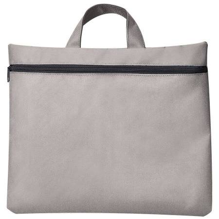 Сумка для документов "Paper", светло-серый, 40х30 см,полиэстер