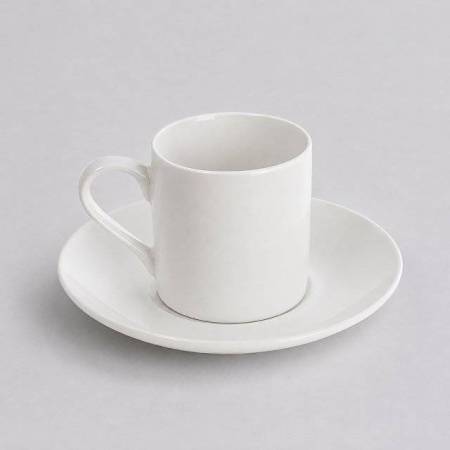 Кофейная пара прямой формы Espresso, 100мл, белый