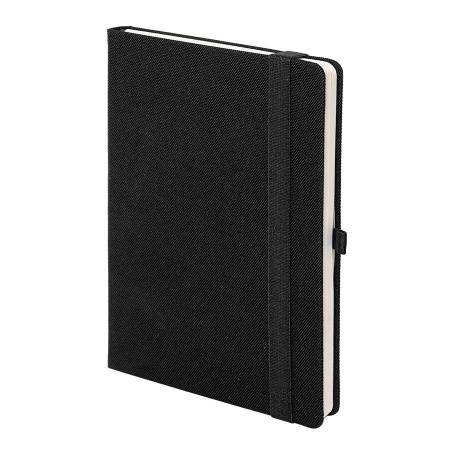 Бизнес-блокнот OXI, A5, серый, твердая обложка, RPET