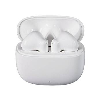 Наушники ECHO беспроводные без амбушюр, пластиковый корпус, белые