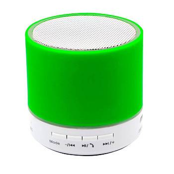 Беспроводная Bluetooth колонка Attilan (BLTS01), зеленая Беспроводная Bluetooth колонка Attilan (BLTS01), зеленая