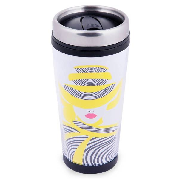 Термокружка DESK,  350 мл,  пластик, металл