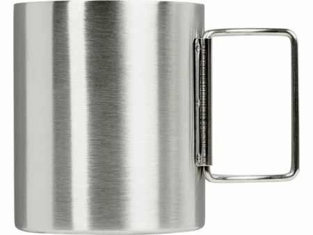 Стальная кружка с двойными стенками и складными ручками "Kamchatka" Стальная кружка с двойными стенками и складными ручками "Kamchatka"