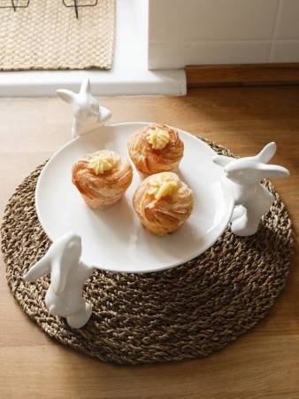 Тарелочка для сладостей "Воришки" (NEW), 23.5 см, Белый Тарелочка для сладостей "Воришки" (NEW), 23.5 см, Белый