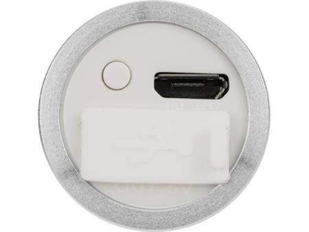 Портативное зарядное устройство «Lumi» с фонариком, 3000 mAh