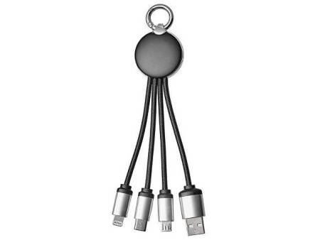 Кабель 3-в-1 с подсветкой лого «Ion mini»