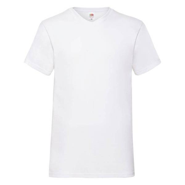 Футболка "Valueweight V-Neck T", белый_S, 100% х/б