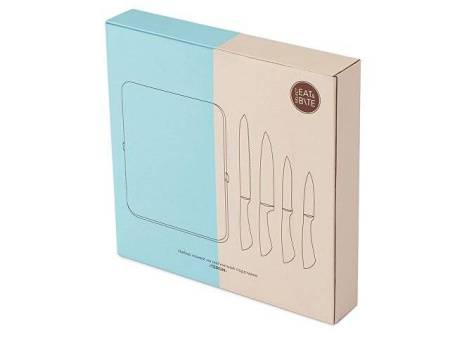 Набор ножей на магнитной подставке "Терон"