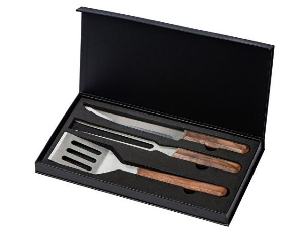 Набор для барбекю из ореха «Flank» Набор для барбекю из ореха «Flank»