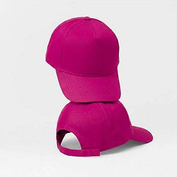 Бейсболка "Poly" 5-ти панельная 120гр, фуксия