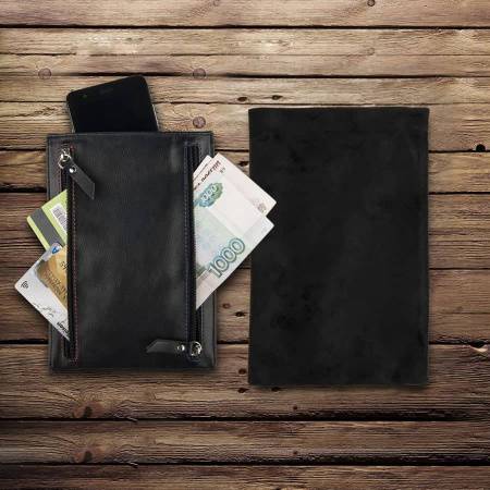 Органайзер для путешествий,"LEGENDA",черный, кожа натуральная 100%