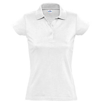 Поло "Miss Style" джерси, 100% хлопок, 170 г/м2, белый_L Поло "Miss Style" джерси, 100% хлопок, 170 г/м2, белый_L