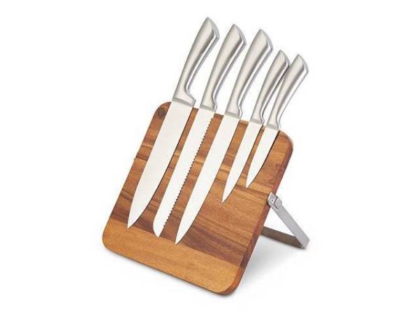 Набор ножей на магнитной подставке «Терон»