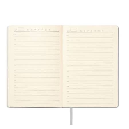 Ежедневник Galaxy недатированный, гибкая обложка, белый