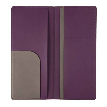 Органайзер для путешествий "Movement", 10* 22 см, PU, фиолетовый с серым