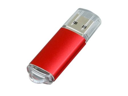 USB 2.0- флешка на 16 Гб с прозрачным колпачком