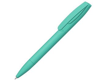 Шариковая ручка "Coral Gum " с прорезиненным soft-touch корпусом и клипом., бирюзовый Шариковая ручка "Coral Gum " с прорезиненным soft-touch корпусом и клипом., бирюзовый