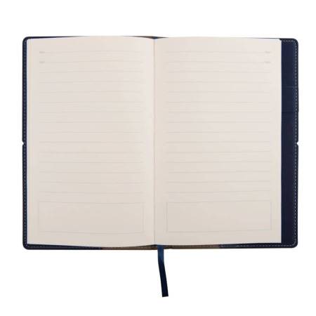 Бизнес-блокнот "BUSINESS", 140*210 мм, красный,  съемная обложка,  блок-линейка